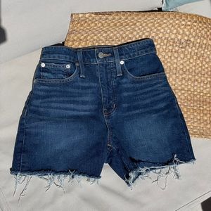 Madewell Curvy High-Rise Demin Shorts